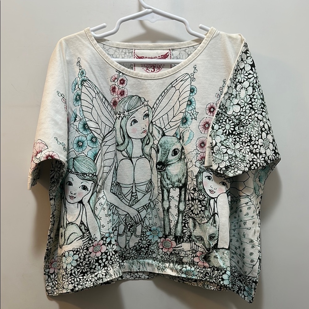 Organic Cotton Kids Fairy 🧚‍♀️ Shirt - Multicolor - Celebrating Childhood